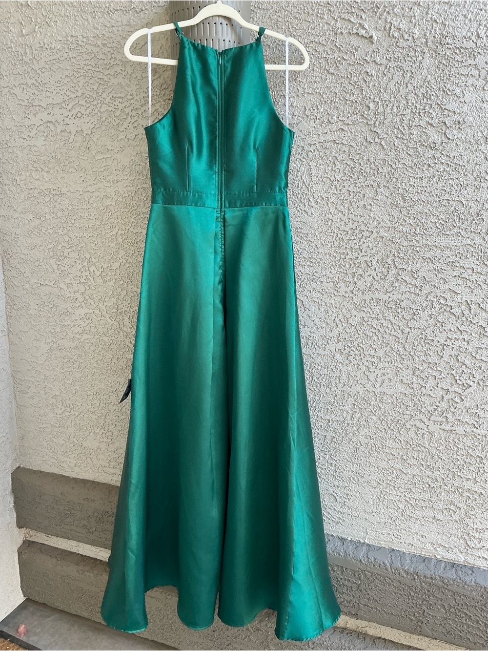NWT Lulu’s Broadway Show Emerald Green High-Low Maxi Gown Dress M & XL 882102 - Picture 5 of 15